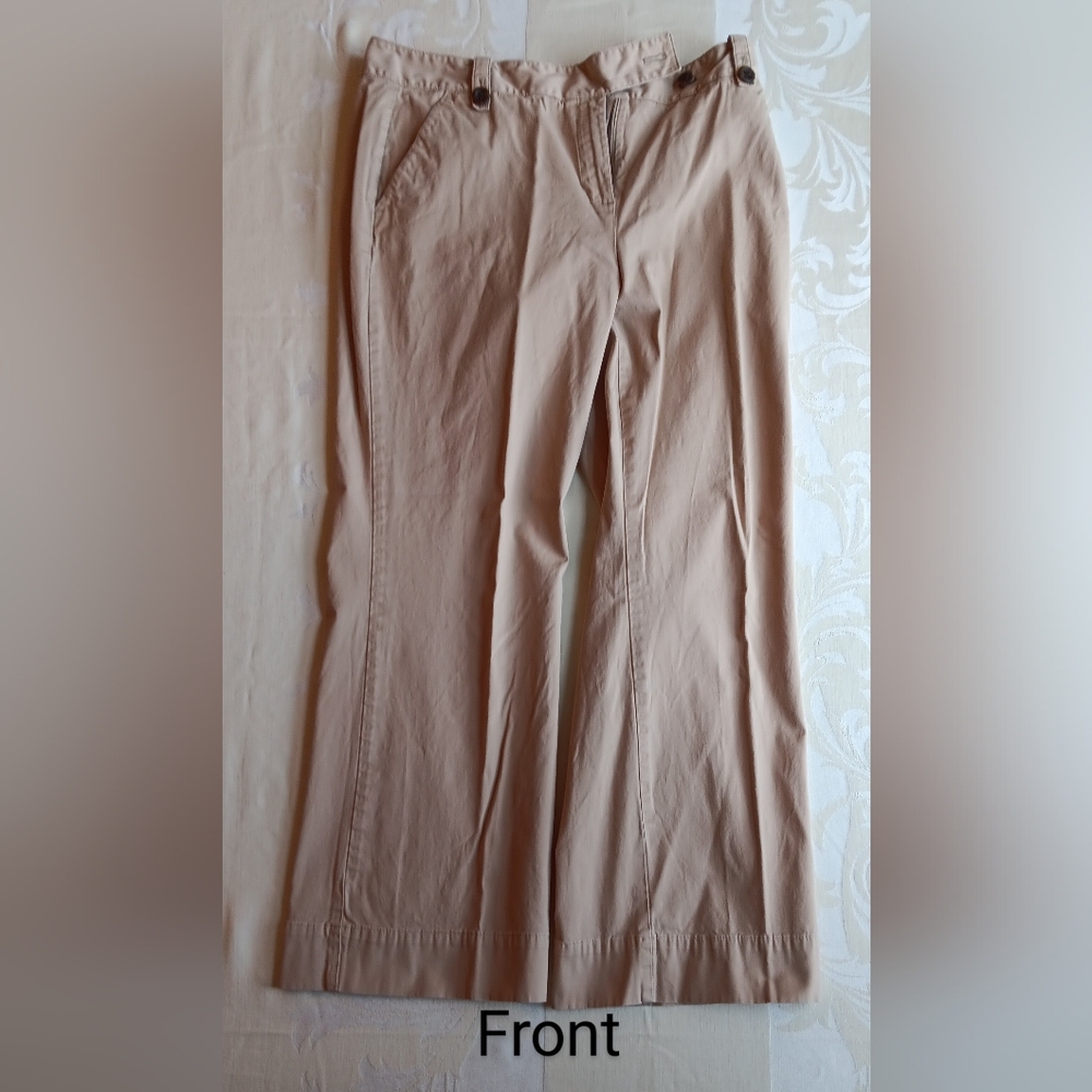 Talbots Chino  beige pants size 12